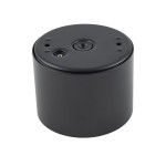 Lampa sufitowa Bol w kolorze czarnym, o cylindrycznym kształcie. Widoczny gwint GX53 oraz otwory montażowe. Produkt o klasie IP54, przeznaczony do użytku wewnętrznego i zewnętrznego. Ujęcie z góry, ukazujące gładką powierzchnię.