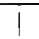 Mozaica lampa wisząca 1xG9 do szyny 3F czarna/miedź MYL.00025