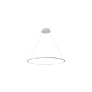 Vinola D40 lampa wisząca 1xLED/24W biała PND-56135B-040RPC-WH-3KS4K