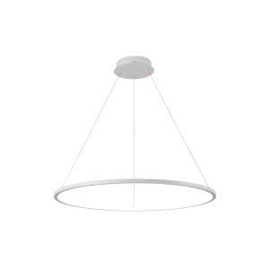 Vinola D60 lampa wisząca 1xLED/38W biała PND-56135B-060RPC-WH-3KS4K-TRDIMM