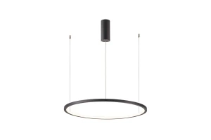 Vinola D60 lampa wisząca 1xLED/38W czarna PND-56135B-060RPP-BK-3KS4K-TRDIMM