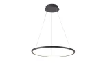 Vinola D100 lampa wisząca 1xLED/58W czarna PND-56135B-100RPC-BK-3KS4K-TRDIMM