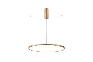 Vinola D100 lampa wisząca 1xLED/58W złota PND-56135B-100RPP-GD-3KS4K-TRDIMM