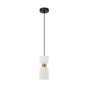 Monza lampa wisząca 1xE27 czarna PND-57602-1-BRO