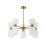 Monza lampa wisząca 10xE27 mosiądz PND-57602-5-BRO