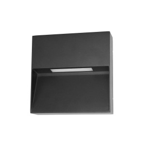 Fenis 4K kinkiet zewnętrzny 1xLED/3W/4000K czarny OWL-2685-4K