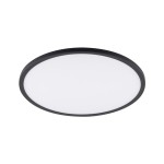 Plafon LED Aqua D40 o mocy 36W w kolorze czarnym, okrągły kształt z białą, matową osłoną. Produkt umieszczony w pozycji poziomej, przeznaczony do montażu sufitowego, z klasą ochrony IP54.
