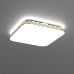 Dabar D33x33 plafon LED IP44/17W/4000K biały/złoty ML0253