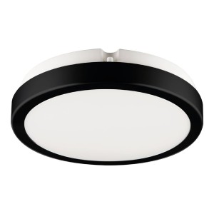 Vera D22 plafon LED IP65/18W/4000K czarny EKP0471