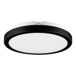 Vera D28 plafon LED IP65/24W/4000K czarny EKP0473