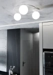 Sopra lampa sufitowa 3-punktowa biała/opal  1258/3