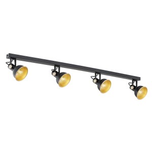Lenora lampa sufitowa (spot) 4xE14 czarna 1799AR