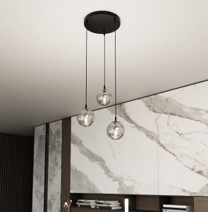 Cosmo Premium lampa wisząca 3-punktowa grafitowa 712/3PREM