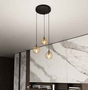 Cosmo Premium lampa wisząca 3-punktowa miodowa 713/3PREM