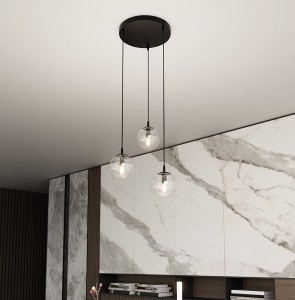 Cosmo Premium lampa wisząca 3-punktowa transparentna 711/3PREM