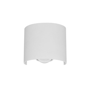 Ortelo kinkiet elewacyjny 2xLED/2W biały OWL-6650-1-WH-3K