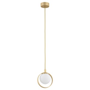 Saturnia lampa wisząca 1xG9 złota 8257AR