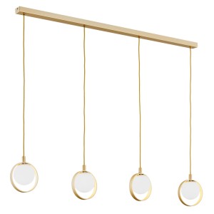 Saturnia lampa wisząca 4xG9 złota 1809AR