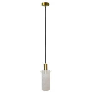 Tirana lampa wisząca 1xE27 złota/biała LP-945/1P WH