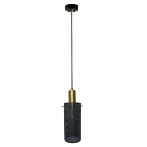 Tirana lampa wisząca 1xE27 złota/czarna LP-945/1P BK