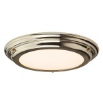 Welland plafon IP54 1xLED/25W mosiądz L WELLAND-F-PB