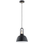 Mirave lampa wisząca 1xE27 czarna/złota 61310