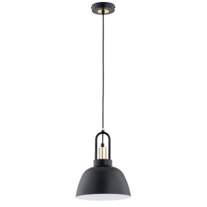 Mirave lampa wisząca 1xE27 czarna/złota 61310