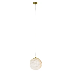 Volterra lampa wisząca 1xG9 mosiądz P01968BR
