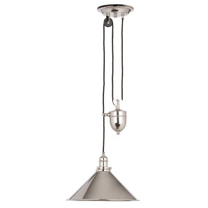 Provence regulowana lampa wisząca 1xE27 nikiel PV-P-PN