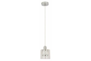 Elmo lampa wisząca 1xE14 chrom/przeźroczysty 338801-06