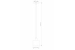 Lampa wisząca Elmo 1xE14 w kolorze chromowanym z przezroczystym kloszem, o wymiarach 12 cm średnicy i 120 cm długości zawieszenia. Prosty design, idealna do nowoczesnych wnętrz.