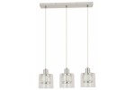 Elmo lampa wisząca 3xE14 chrom/przeźroczysty 338833-06