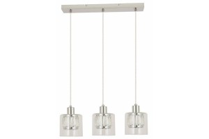 Elmo lampa wisząca 3xE14 chrom/przeźroczysty 338833-06
