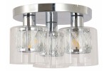 Elmo lampa sufitowa 3xE14 chrom/przeźroczysty 638803-06