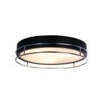 Phoenix lampa sufitowa 3xE14/IP44 czarna/chrom 62013-3CC