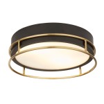 Phoenix lampa sufitowa 2xE14/IP44 czarna/mosiądz 62012-2PB