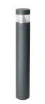 Barel H98 lampa stojąca ogrodowa 1xLED/23W ciemny popiel BRL-980