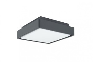 Beni D20x20 plafon elewacyjny ścienny LED 18W CCT ciemny popiel 