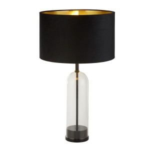 Oxford lampa stołowa 1xE27 czarna EU81710BK