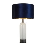 Oxford lampa stołowa 1xE27 czarna/granatowa EU81711AZ