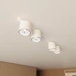 Nano lampa sufitowa 4xGU10/AR 111 biała  1311/4