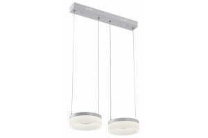 Nicki lampa wisząca 2xLED/24W biała 330202-01