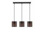 Tuluza lampa wisząca 3xE27 czarna 340503-02