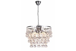 London Crystal lampa wisząca 3xE14 chrom 327703-06