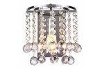 London Crystal kinkiet 1xE14 chrom 227701-06