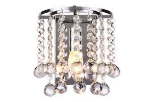 London Crystal kinkiet 1xE14 chrom 227701-06