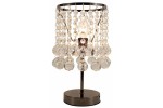 London Crystal lampa stołowa 1xE14 czarny chrom 527701-29
