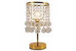 London Crystal lampa stołowa 1xE14 złota 527701-03