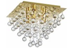 Lancaster Crystal lampa sufitowa 3xE14 złota 627803-03