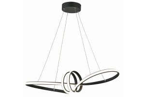 Canbera lampa wisząca 1xLED/40W czarna 338901-30